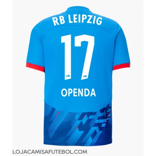 Camisa de Futebol RB Leipzig Lois Openda #17 Equipamento Alternativo 2023-24 Manga Curta